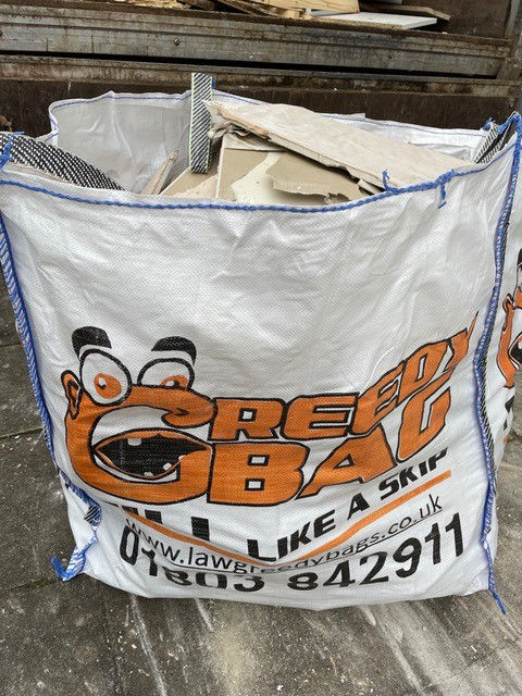 Law greedy dumpy bags plaster